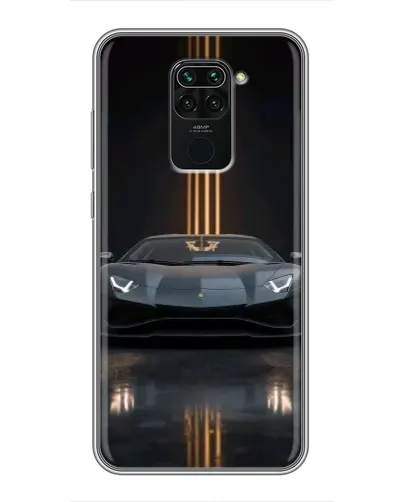 Чохол для Xiaomi Redmi Note 9 з картинкою «Lamborghini золоті лінії» Чохол для Xiaomi Redmi Note 9 з картинкою «Lamborghini золоті лінії»