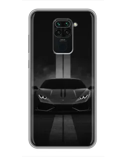Чохол для Xiaomi Redmi Note 9 з картинкою «Lamborghini симетрія доріг»