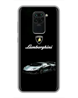 Чохол для Xiaomi Redmi Note 9 з картинкою «Логотип Lamborghini класика»
