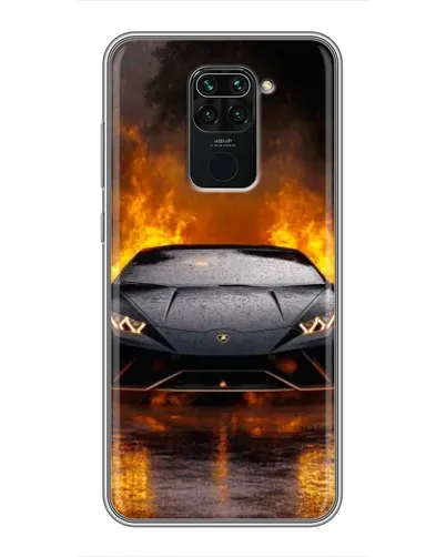 Чохол для Xiaomi Redmi Note 9 з картинкою «Lamborghini у вогні» Чохол для Xiaomi Redmi Note 9 з картинкою «Lamborghini у вогні»