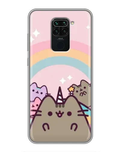 Чехол для Xiaomi Redmi Note 9 с картинкой «Единорог Pusheen» Чехол для Xiaomi Redmi Note 9 с картинкой «Единорог Pusheen»