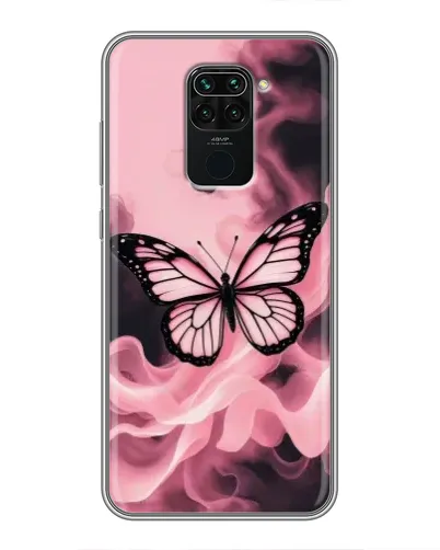 Чохол для Xiaomi Redmi Note 9 з картинкою «Метелик у диму» Чохол для Xiaomi Redmi Note 9 з картинкою «Метелик у диму»