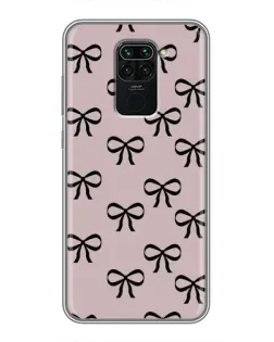 Чохол для Xiaomi Redmi Note 9 з картинкою «Чорні бантики» Чохол для Xiaomi Redmi Note 9 з картинкою «Чорні бантики»
