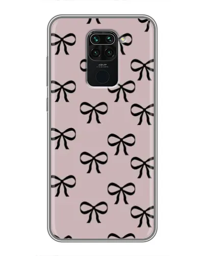 Чохол для Xiaomi Redmi Note 9 з картинкою «Чорні бантики» Чохол для Xiaomi Redmi Note 9 з картинкою «Чорні бантики»