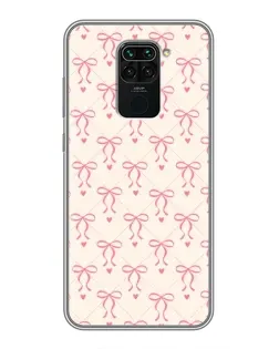 Чохол для Xiaomi Redmi Note 9 з картинкою «Рожеві бантики Coquette» Чохол для Xiaomi Redmi Note 9 з картинкою «Рожеві бантики Coquette»