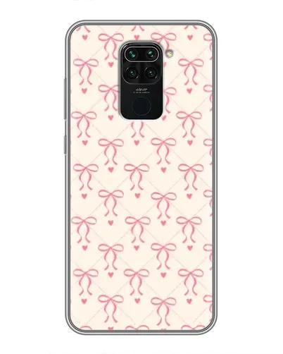 Чохол для Xiaomi Redmi Note 9 з картинкою «Рожеві бантики Coquette» Чохол для Xiaomi Redmi Note 9 з картинкою «Рожеві бантики Coquette»