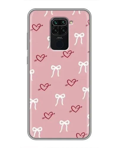 Чохол для Xiaomi Redmi Note 9 з картинкою «Серця та банти» Чохол для Xiaomi Redmi Note 9 з картинкою «Серця та банти»