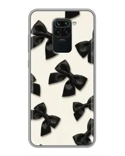 Чохол для Xiaomi Redmi Note 9 з картинкою «Чорні бантики» Чохол для Xiaomi Redmi Note 9 з картинкою «Чорні бантики»