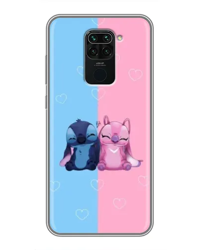 Чехол для Xiaomi Redmi Note 9 с картинкой «Stitch и Angel Love» Чехол для Xiaomi Redmi Note 9 с картинкой «Stitch и Angel Love»