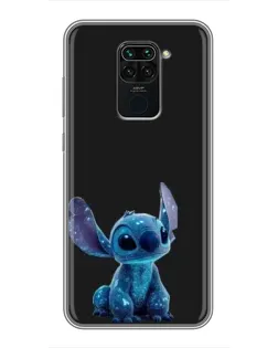 Чехол для Xiaomi Redmi Note 9 с картинкой «Стич на черном» Чехол для Xiaomi Redmi Note 9 с картинкой «Стич на черном»