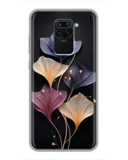 Чехол для Xiaomi Redmi Note 9 с картинкой «Лиловые цветы грации» Чехол для Xiaomi Redmi Note 9 с картинкой «Лиловые цветы грации»