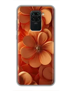 Чехол для Xiaomi Redmi Note 9 с картинкой «Оранжевый макро цветок» Чехол для Xiaomi Redmi Note 9 с картинкой «Оранжевый макро цветок»