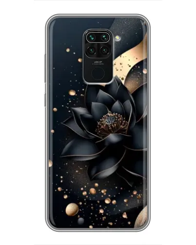 Чехол для Xiaomi Redmi Note 9 с картинкой «Черный лотос» Чехол для Xiaomi Redmi Note 9 с картинкой «Черный лотос»