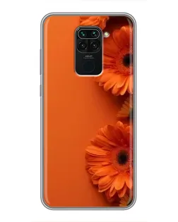 Чехол для Xiaomi Redmi Note 9 с картинкой «Оранжевые герберы» Чехол для Xiaomi Redmi Note 9 с картинкой «Оранжевые герберы»