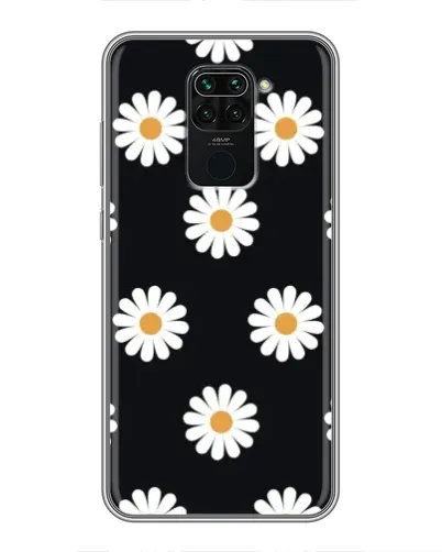 Чехол для Xiaomi Redmi Note 9 с картинкой «Ромашки на черном» Чехол для Xiaomi Redmi Note 9 с картинкой «Ромашки на черном»