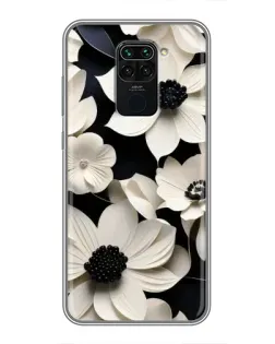 Чехол для Xiaomi Redmi Note 9 с картинкой «Объемные белые цветы» Чехол для Xiaomi Redmi Note 9 с картинкой «Объемные белые цветы»