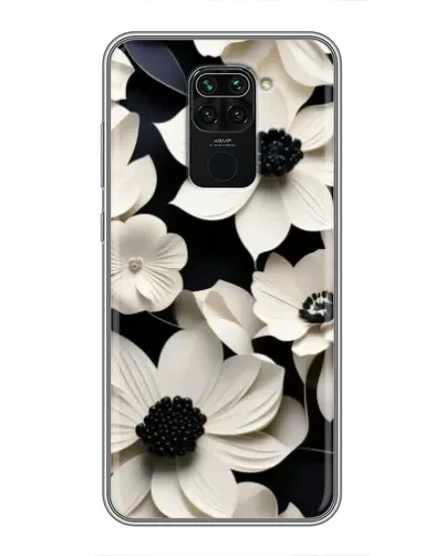Чехол для Xiaomi Redmi Note 9 с картинкой «Объемные белые цветы» Чехол для Xiaomi Redmi Note 9 с картинкой «Объемные белые цветы»