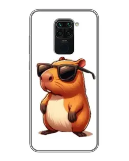 Чехол для Xiaomi Redmi Note 9 с картинкой «Капибара в очках» Чехол для Xiaomi Redmi Note 9 с картинкой «Капибара в очках»
