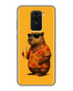 Чехол для Xiaomi Redmi Note 9 с картинкой «Капибара на отдыхе» Чехол для Xiaomi Redmi Note 9 с картинкой «Капибара на отдыхе»