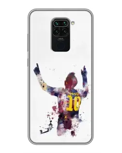 Чехол для Xiaomi Redmi Note 9 с картинкой «Акварельный Месси Барселона» Чехол для Xiaomi Redmi Note 9 с картинкой «Акварельный Месси Барселона»