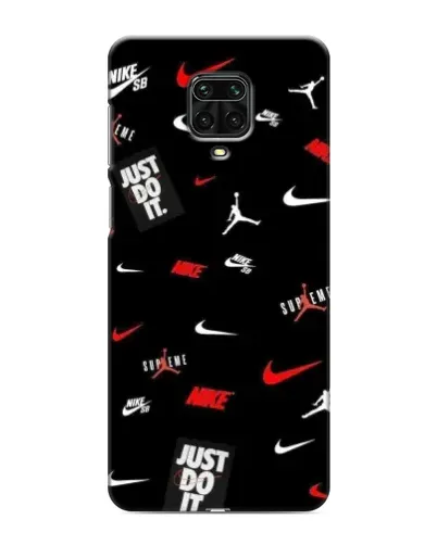 Чохол для Xiaomi Redmi Note 9S з картинкою «Nike Mix Pattern»