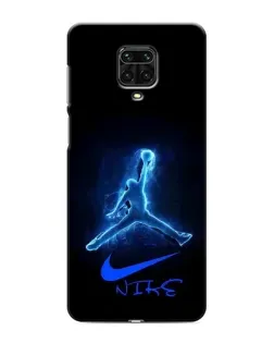 Чохол для Xiaomi Redmi Note 9S з картинкою «Jordan Neon Blue»