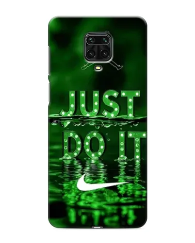 Чохол для Xiaomi Redmi Note 9S з картинкою «Зелений неоновий Nike»