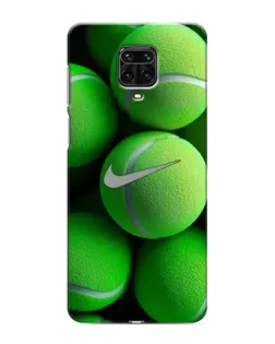 Чохол для Xiaomi Redmi Note 9S з картинкою «Тенісні м'ячі Найк»