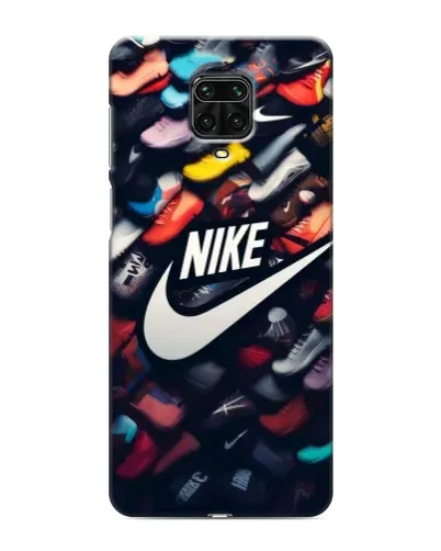 Чохол для Xiaomi Redmi Note 9S з картинкою «Колекція кросівок Nike»