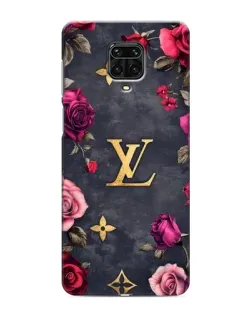 Чохол для Xiaomi Redmi Note 9S з картинкою «Квітковий Louis Vuitton»