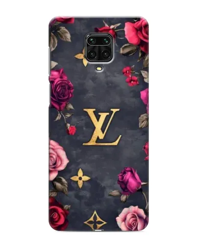 Чохол для Xiaomi Redmi Note 9S з картинкою «Квітковий Louis Vuitton»