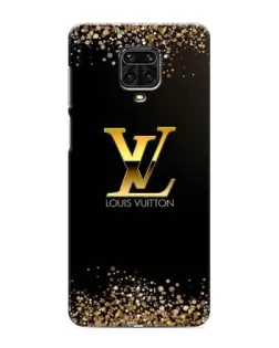 Чохол для Xiaomi Redmi Note 9S з картинкою «LV — золоті іскри»