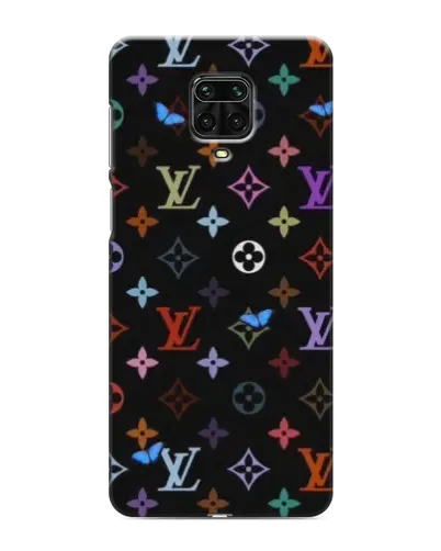 Чохол для Xiaomi Redmi Note 9S з картинкою «Кольорова монограма LV»