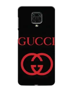 Чехол для Xiaomi Redmi Note 9S с картинкой «Gucci — красный логотип» Чехол для Xiaomi Redmi Note 9S с картинкой «Gucci — красный логотип»