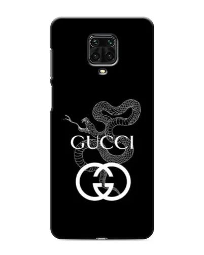 Чехол для Xiaomi Redmi Note 9S с картинкой «Gucci — серебряная змея» Чехол для Xiaomi Redmi Note 9S с картинкой «Gucci — серебряная змея»