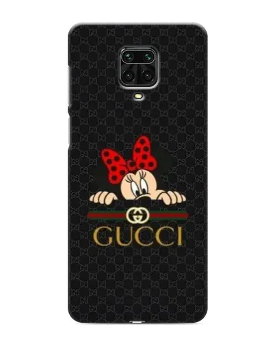 Чехол для Xiaomi Redmi Note 9S с картинкой «Минни Маус Gucci — черный» Чехол для Xiaomi Redmi Note 9S с картинкой «Минни Маус Gucci — черный»