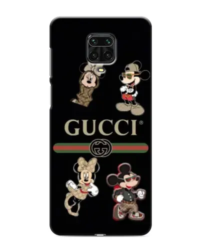 Чехол для Xiaomi Redmi Note 9S с картинкой «Gucci — герои Disney и монограмма» Чехол для Xiaomi Redmi Note 9S с картинкой «Gucci — герои Disney и монограмма»