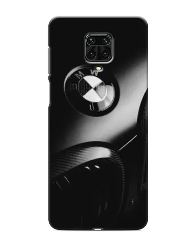 Чехол для Xiaomi Redmi Note 9S с картинкой «Эмблема BMW — макро»