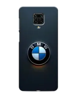 Чохол для Xiaomi Redmi Note 9S з картинкою «Логотип BMW — мінімалізм»