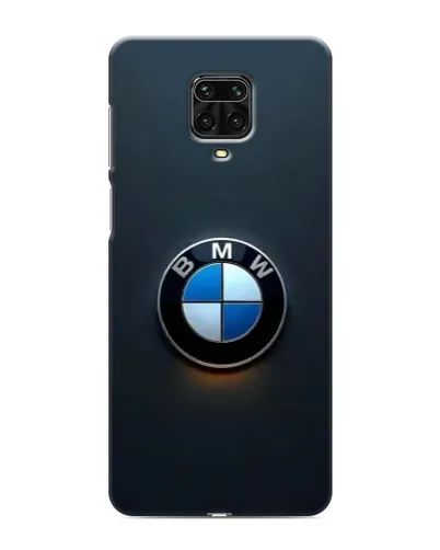 Чехол для Xiaomi Redmi Note 9S с картинкой «Логотип BMW — минимализм»