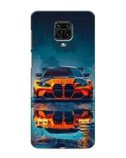 Чохол для Xiaomi Redmi Note 9S з картинкою «BMW — золота емблема»