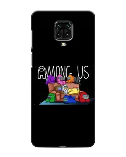 Чехол для Xiaomi Redmi Note 9S с картинкой «Логотип Among Us»
