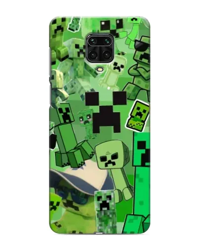 Чехол для Xiaomi Redmi Note 9S с картинкой «Криперы Minecraft» Чехол для Xiaomi Redmi Note 9S с картинкой «Криперы Minecraft»