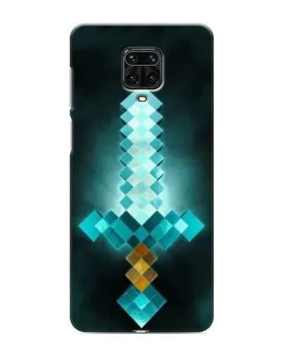 Чехол для Xiaomi Redmi Note 9S с картинкой «Алмазный меч неон» Чехол для Xiaomi Redmi Note 9S с картинкой «Алмазный меч неон»