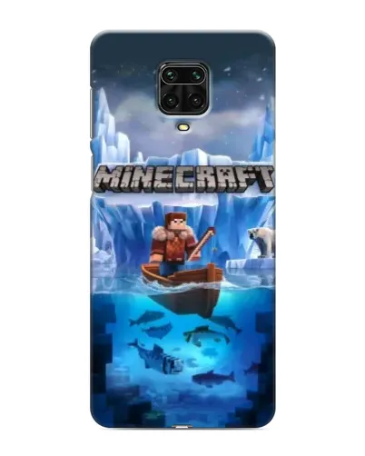 Чехол для Xiaomi Redmi Note 9S с картинкой «Minecraft ледяной мир» Чехол для Xiaomi Redmi Note 9S с картинкой «Minecraft ледяной мир»
