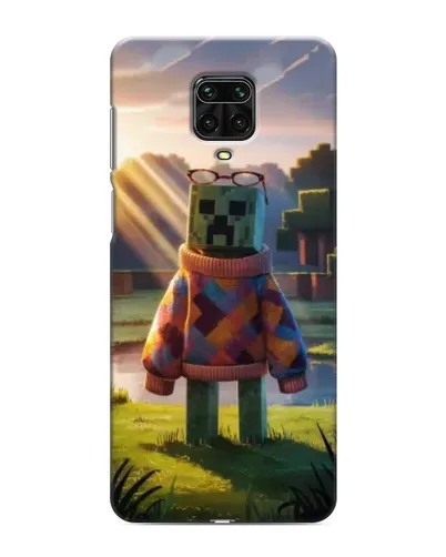 Чехол для Xiaomi Redmi Note 9S с картинкой «Крипер в свитере» Чехол для Xiaomi Redmi Note 9S с картинкой «Крипер в свитере»