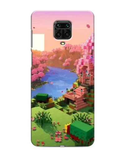 Чехол для Xiaomi Redmi Note 9S с картинкой «Розовое дерево Minecraft» Чехол для Xiaomi Redmi Note 9S с картинкой «Розовое дерево Minecraft»