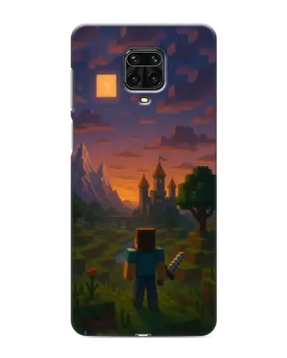 Чехол для Xiaomi Redmi Note 9S с картинкой «Стив у башни» Чехол для Xiaomi Redmi Note 9S с картинкой «Стив у башни»