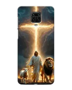 Чехол для Xiaomi Redmi Note 9S с картинкой «Лев Иуды и Свет» Чехол для Xiaomi Redmi Note 9S с картинкой «Лев Иуды и Свет»