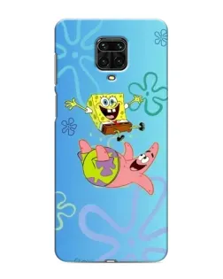 Чехол для Xiaomi Redmi Note 9S с картинкой «Спанч Боб и Патрик»